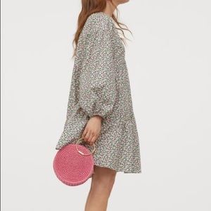 H&M (Conscious) organic cotton a-line dress NWT